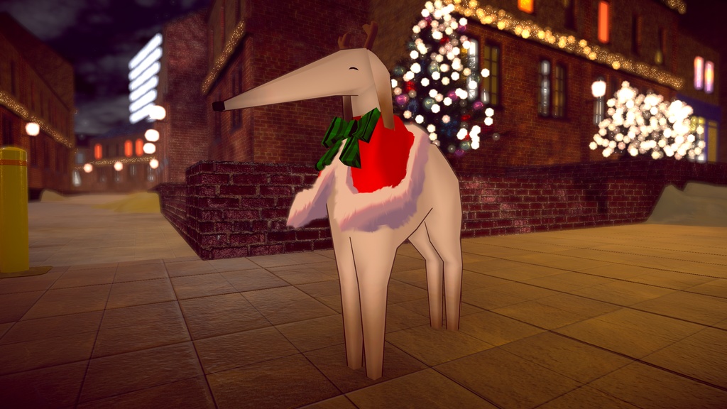 【無料】ボルゾイのゾーイ専用クリスマスケープ【MA対応】