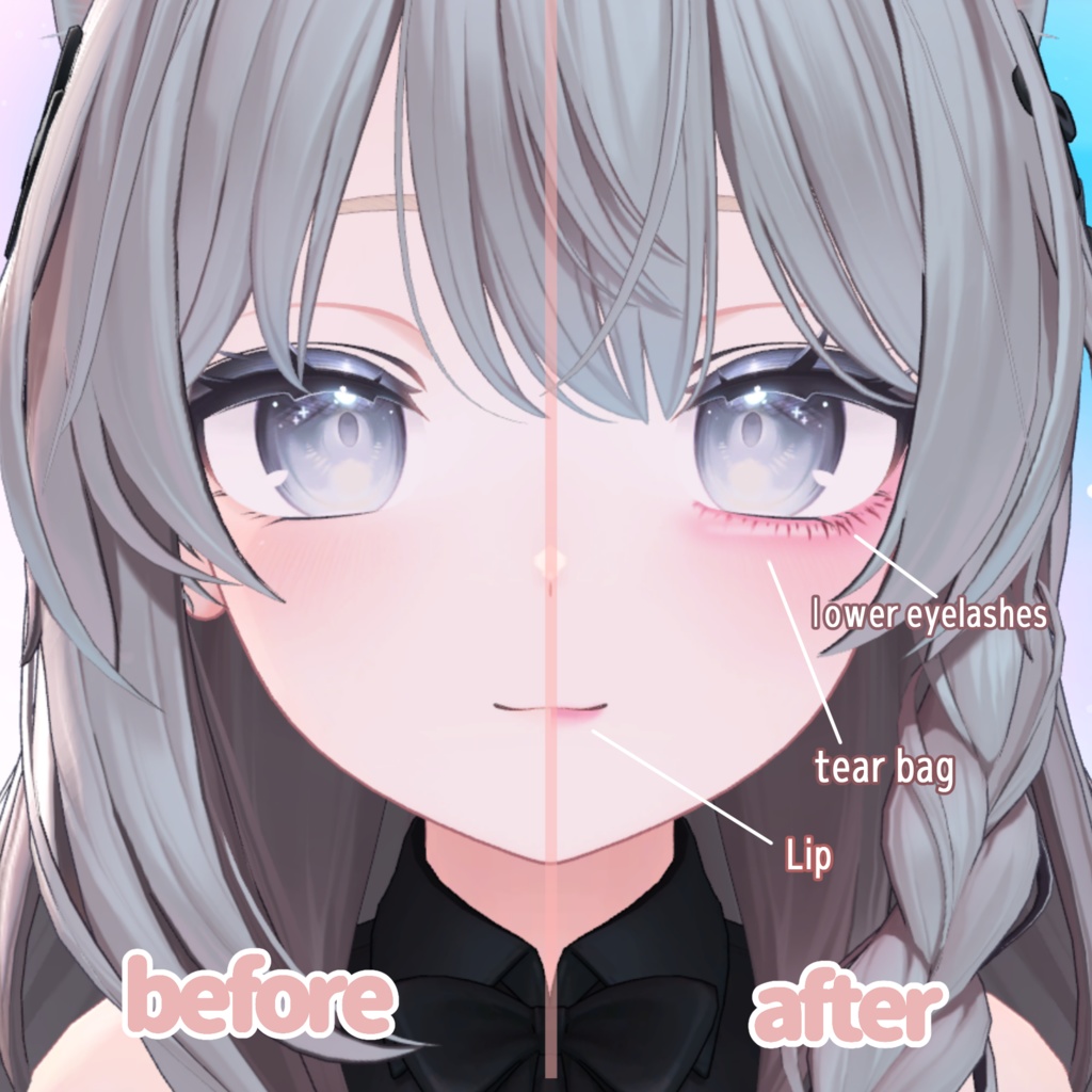 【メイクテクスチャ】CandyMakeUp/キャンディメイク【しなの用】