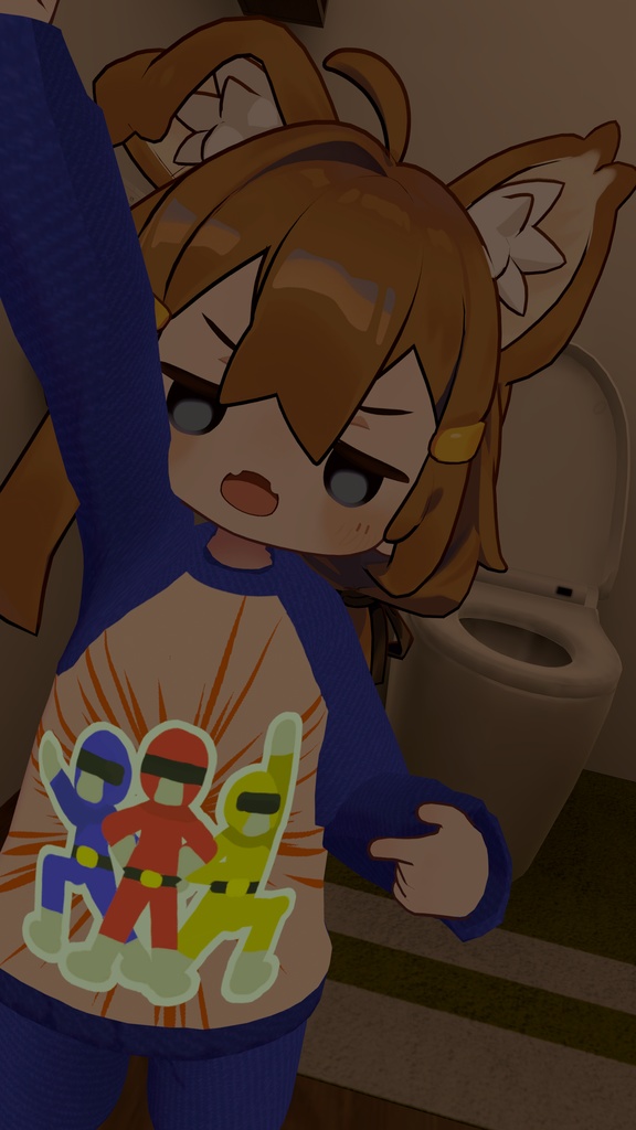 【まめひなた/まめふれんず向け】光るパジャマ【MA対応】