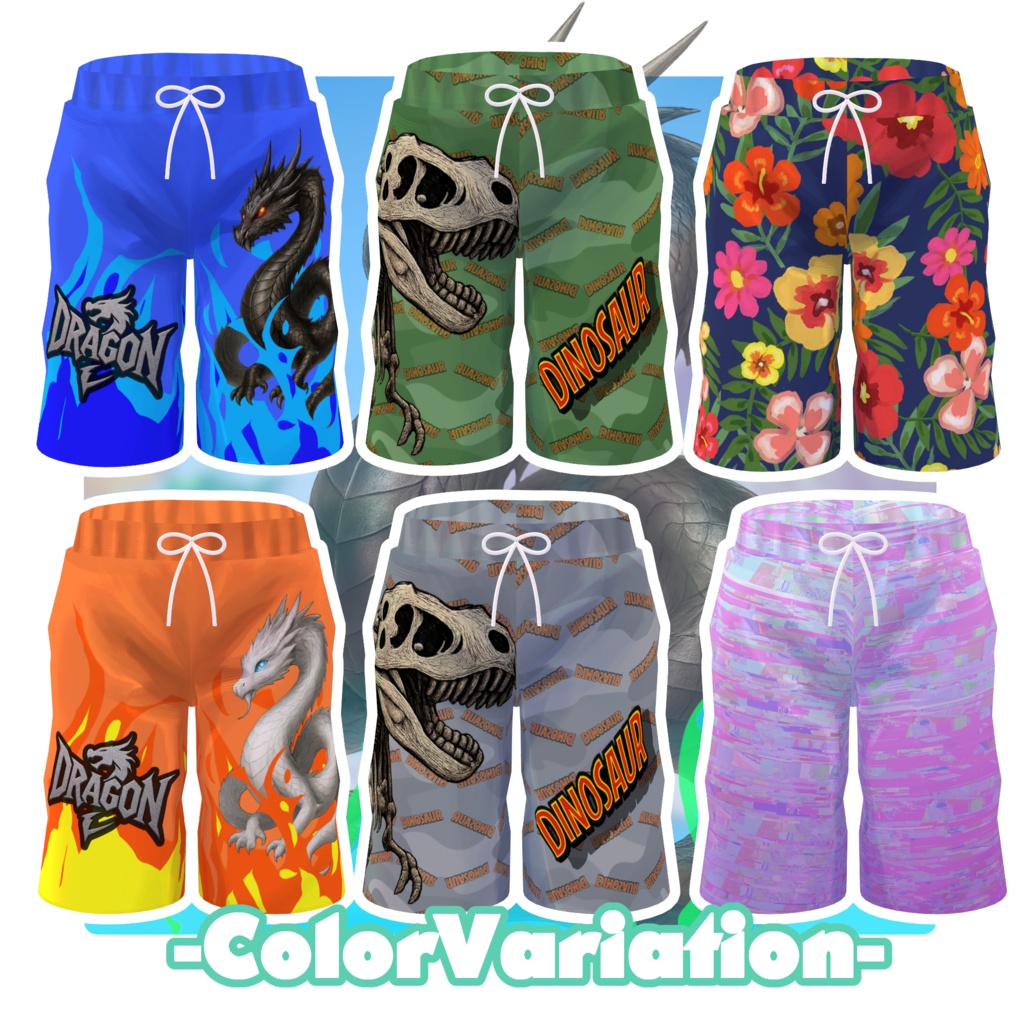 【男性アバター向け水着】KATEIKA SUMMER/家庭科サマー【MA対応】