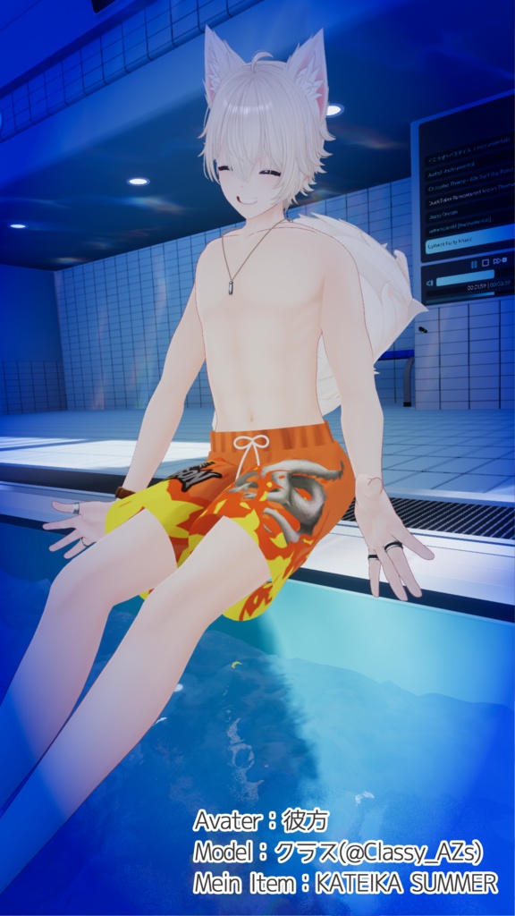 【男性アバター向け水着】KATEIKA SUMMER/家庭科サマー【MA対応】