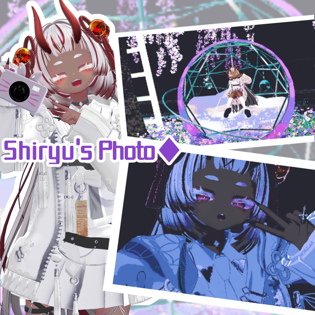 【アバターギミック】レトロ風ドットカメラFamiCam【ワールドギミック】