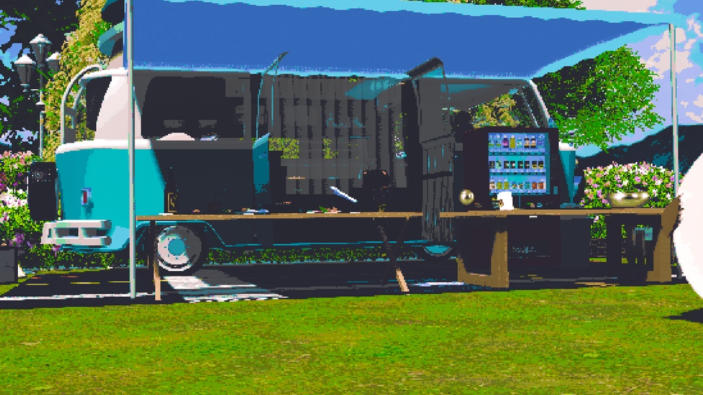 【アバターギミック】レトロ風ドットカメラFamiCam【ワールドギミック】