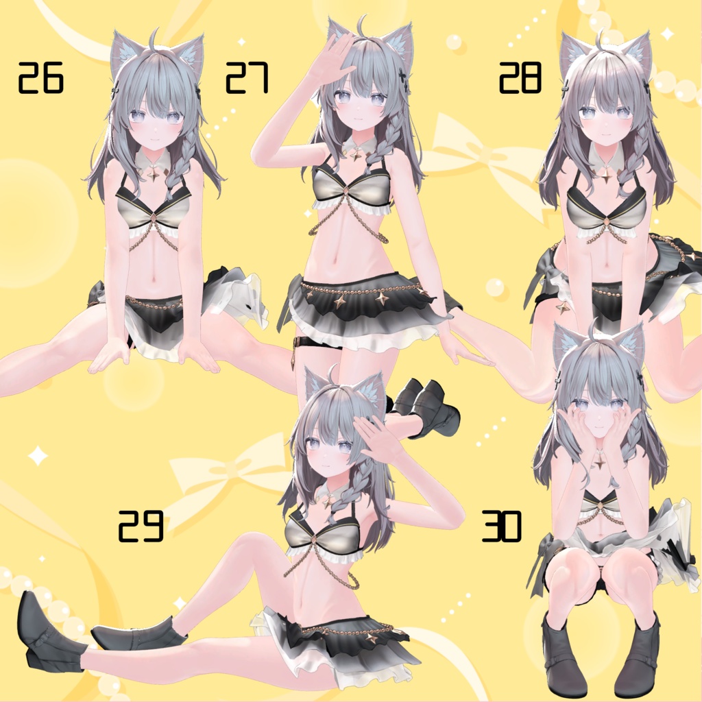 【ポーズモーション】Candy Pose Set No.02 IDOL【30種】