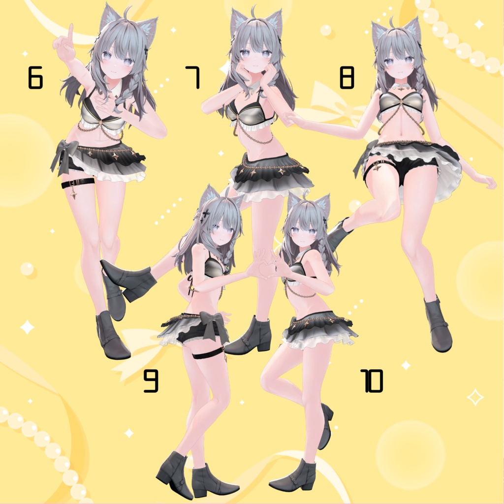 【ポーズモーション】Candy Pose Set No.02 IDOL【30種】