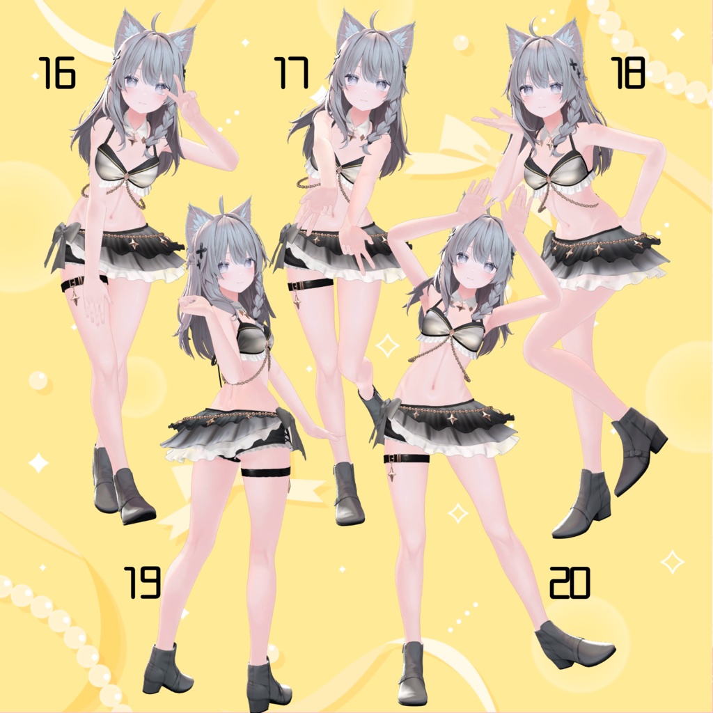 【ポーズモーション】Candy Pose Set No.02 IDOL【30種】