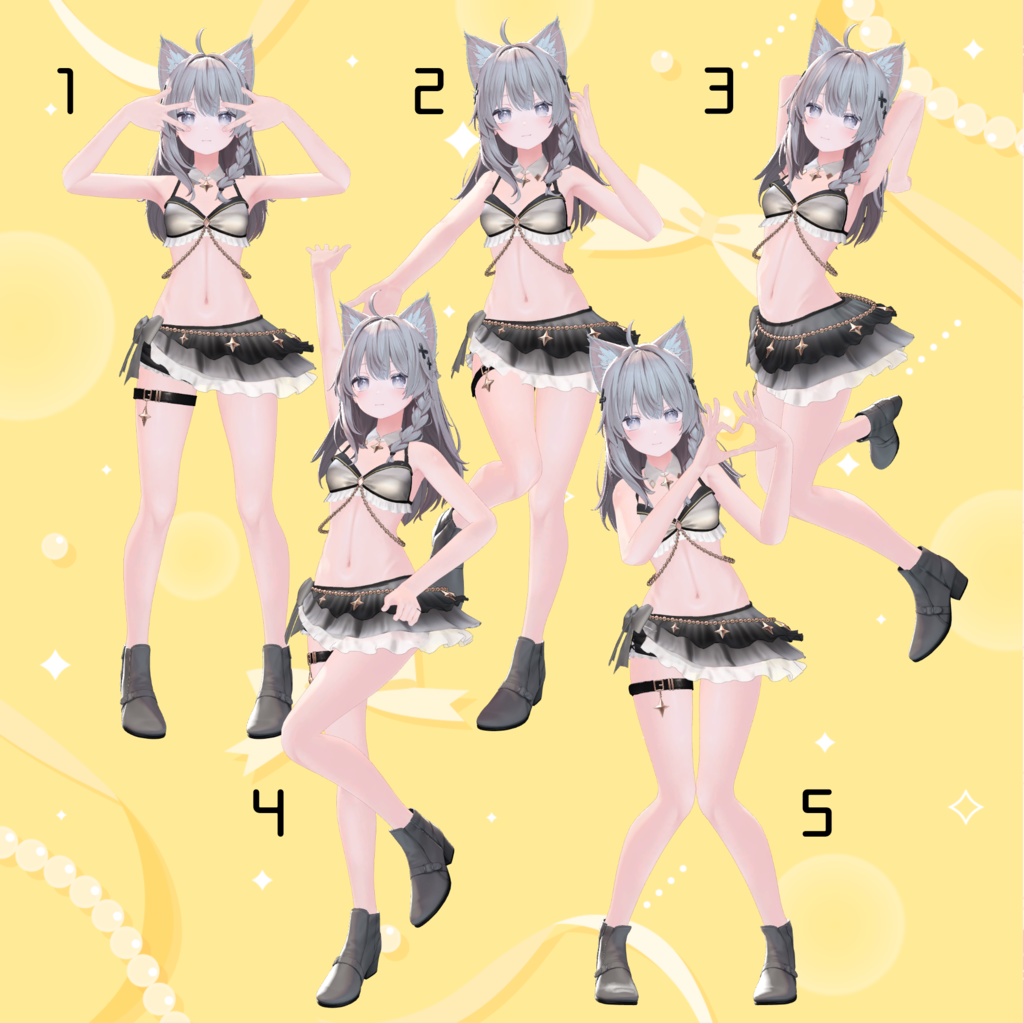 【ポーズモーション】Candy Pose Set No.02 IDOL【30種】