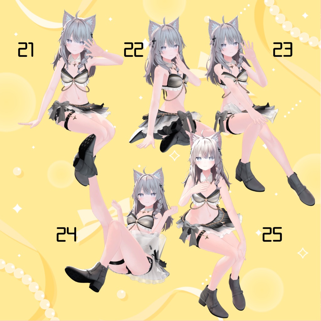 【ポーズモーション】Candy Pose Set No.02 IDOL【30種】