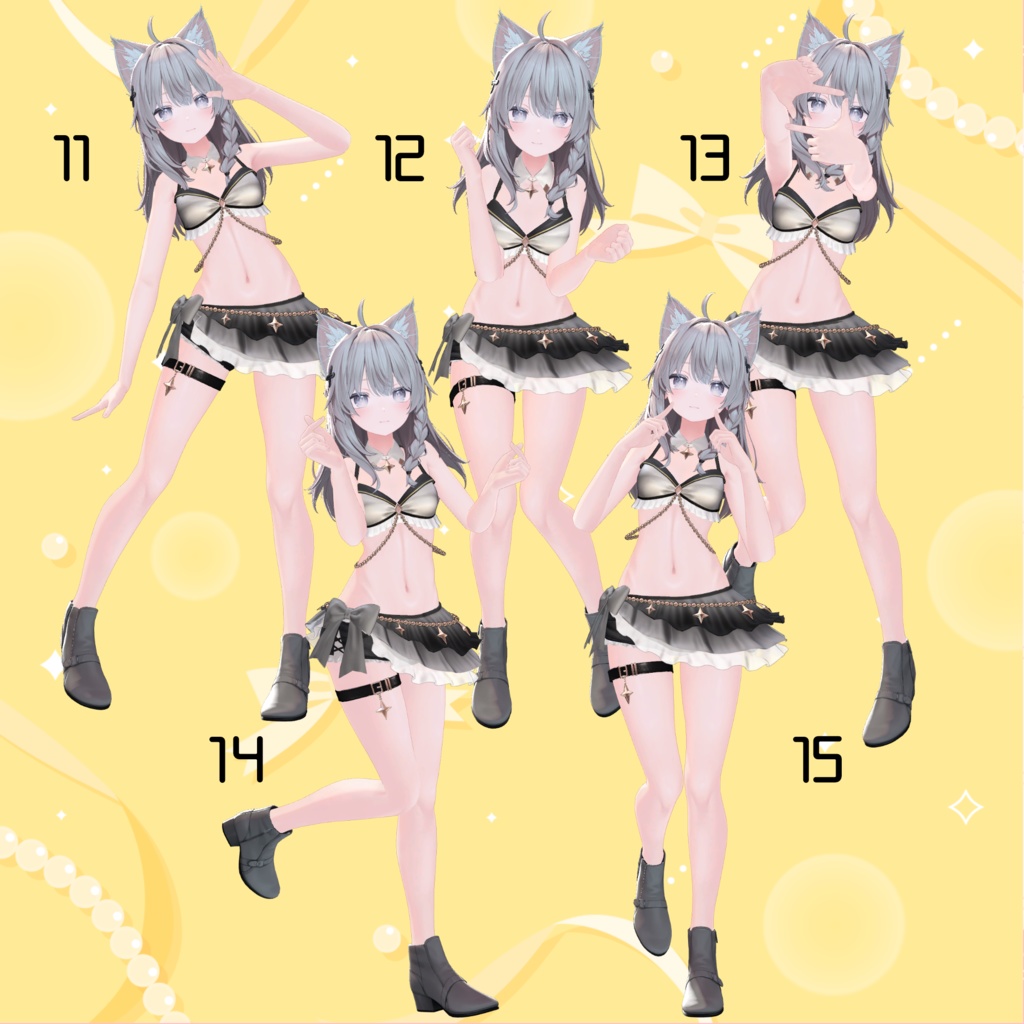 【ポーズモーション】Candy Pose Set No.02 IDOL【30種】