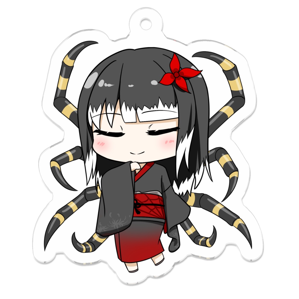 百(びゃく)アクリルキーホルダー
