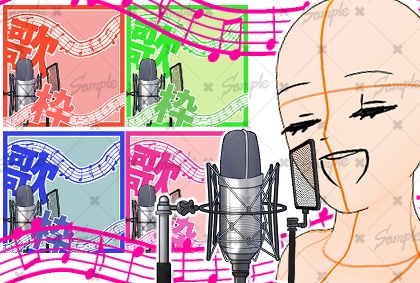 【IRIAM用】歌枠サムネ