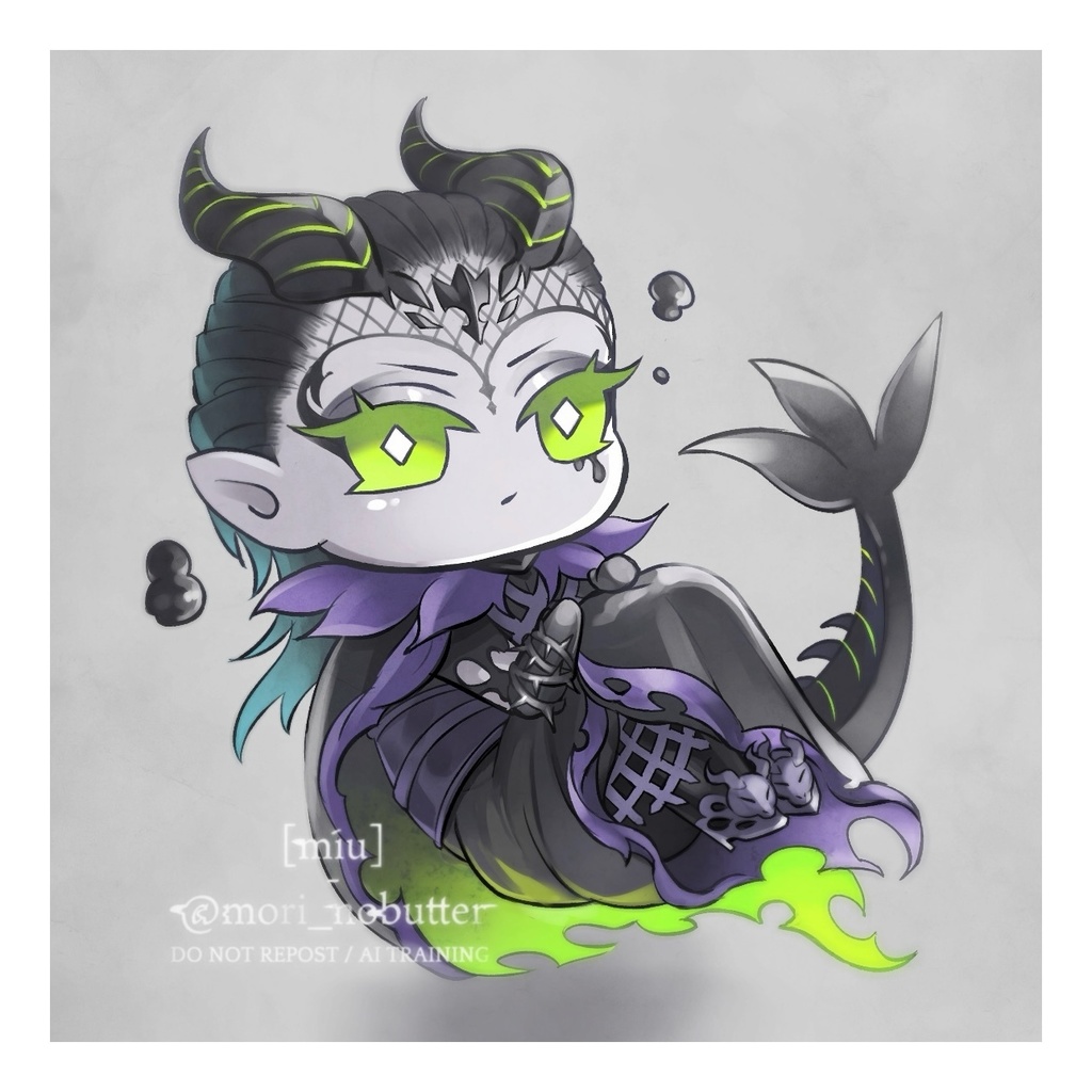 マレ様アクリルキーホルダー　[オバブロver]