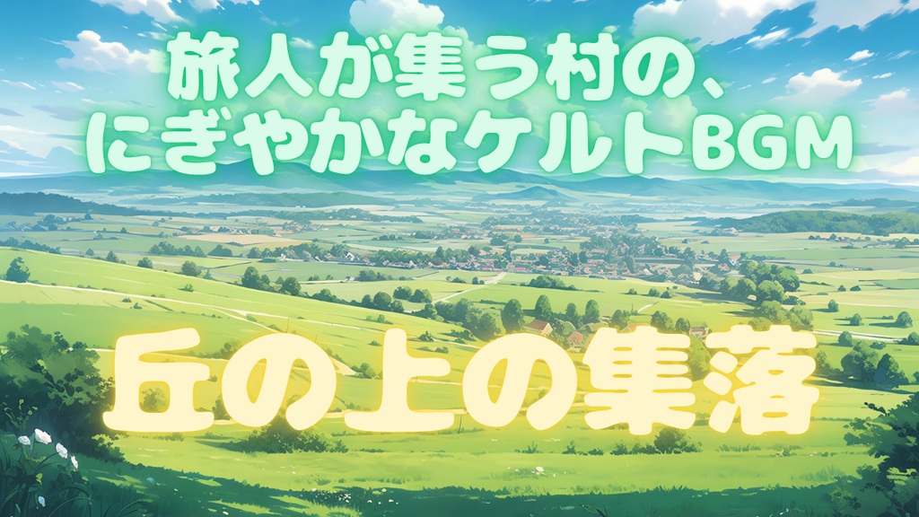 旅人が集う村の、にぎやかなケルトBGM（ループ有）