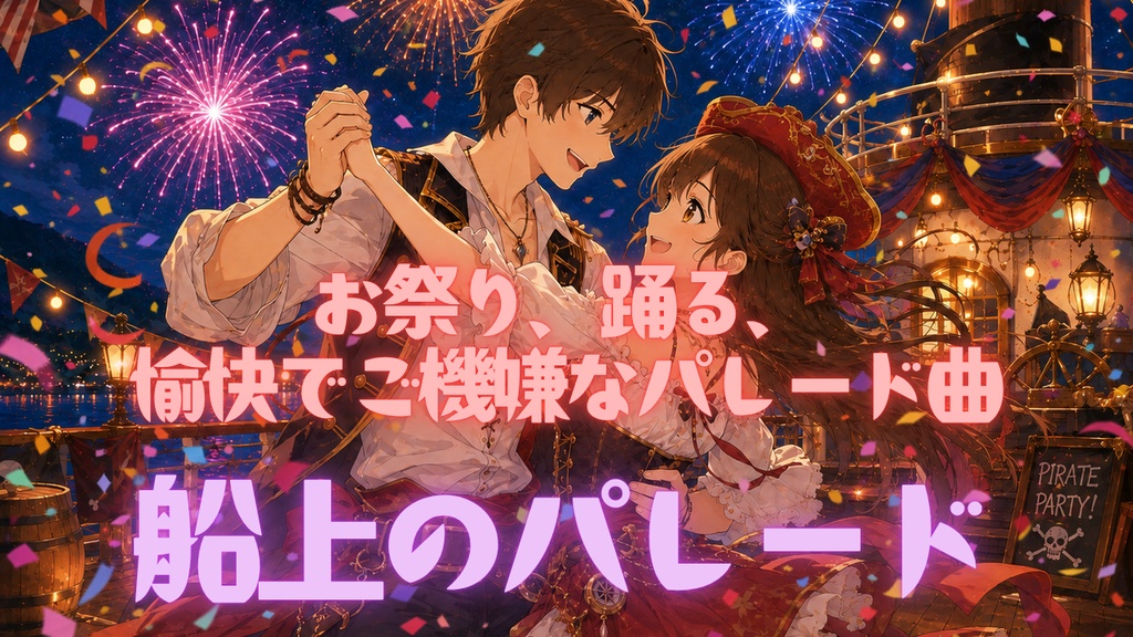 お祭り、踊る、愉快でご機嫌なパレード曲（ループ有）