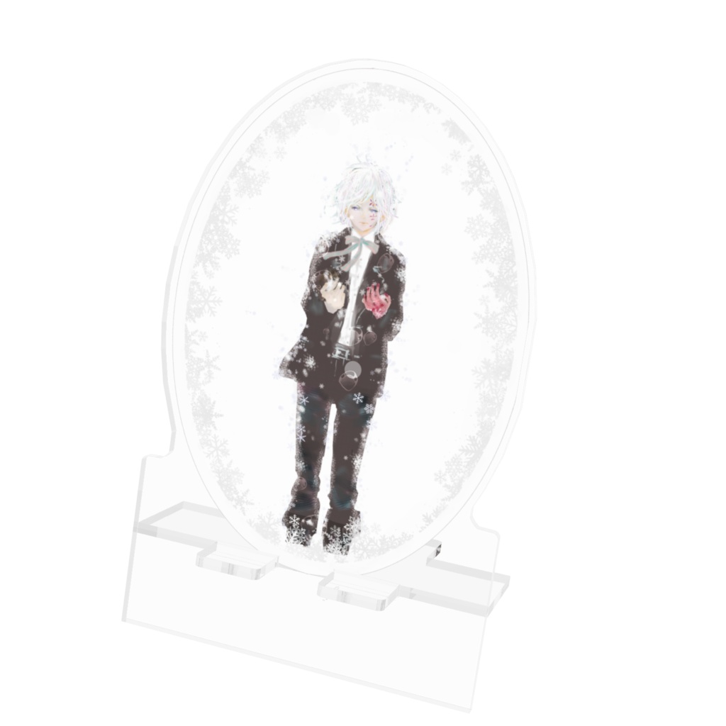 雪ふるアレンのスマホスタンド