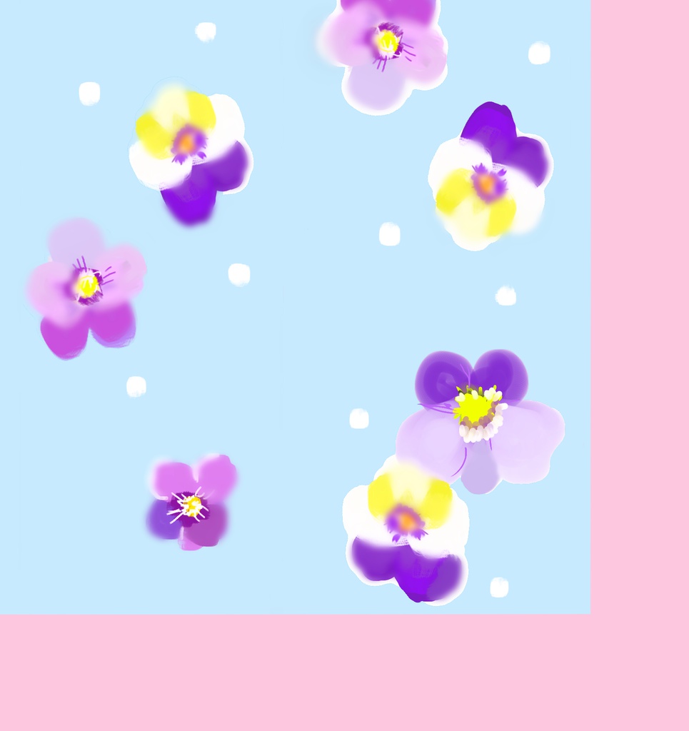 すみれの眼鏡拭き