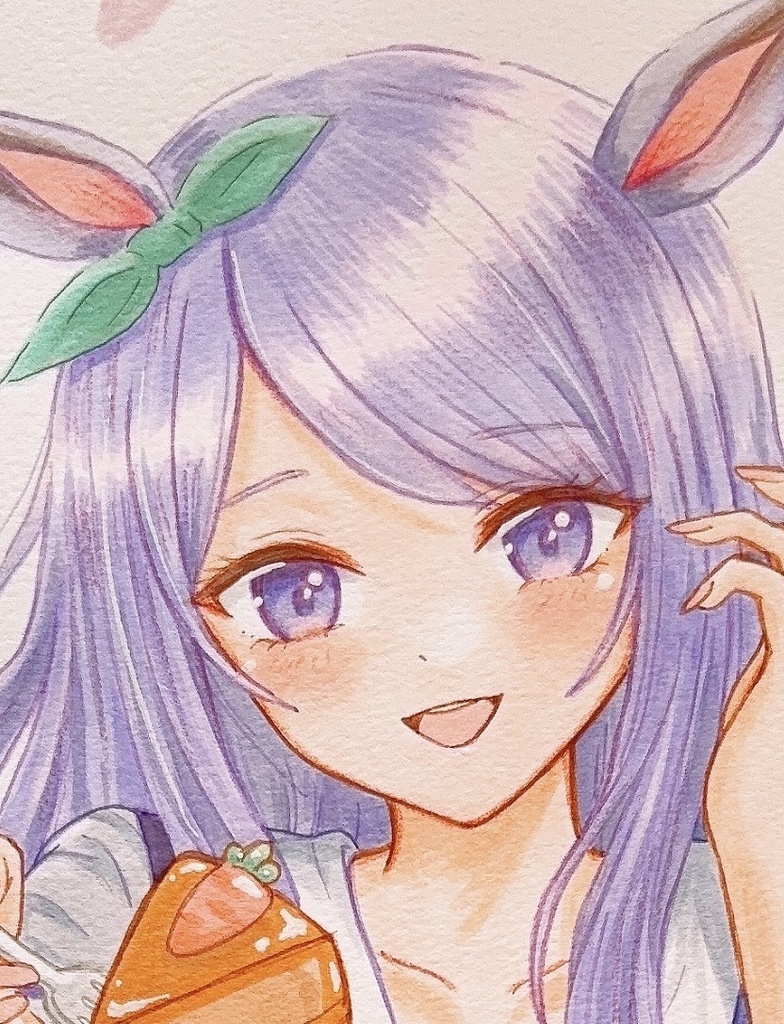 [原画・一点物]手描きイラスト　メジロマックイーン　ウマ娘(B5)