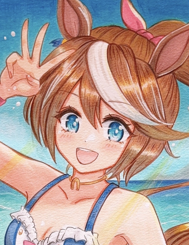 [原画]手描きイラスト　トウカイテイオー　ウマ娘(B5)