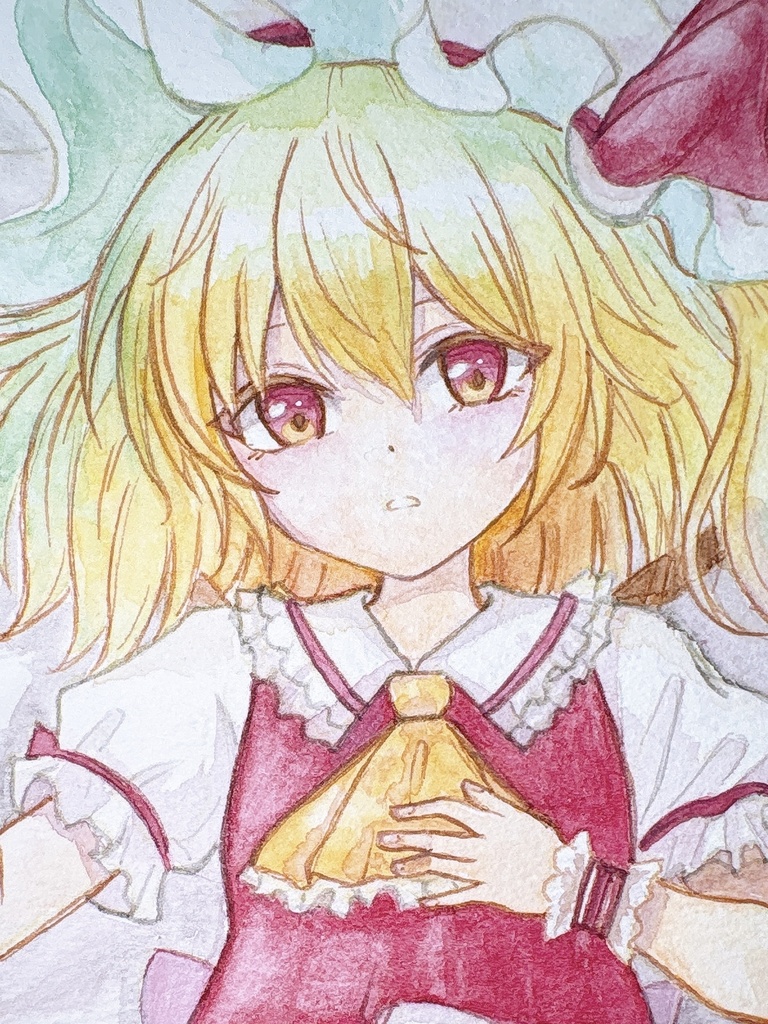 [原画]手描きイラスト　フランドール・スカーレット　A5