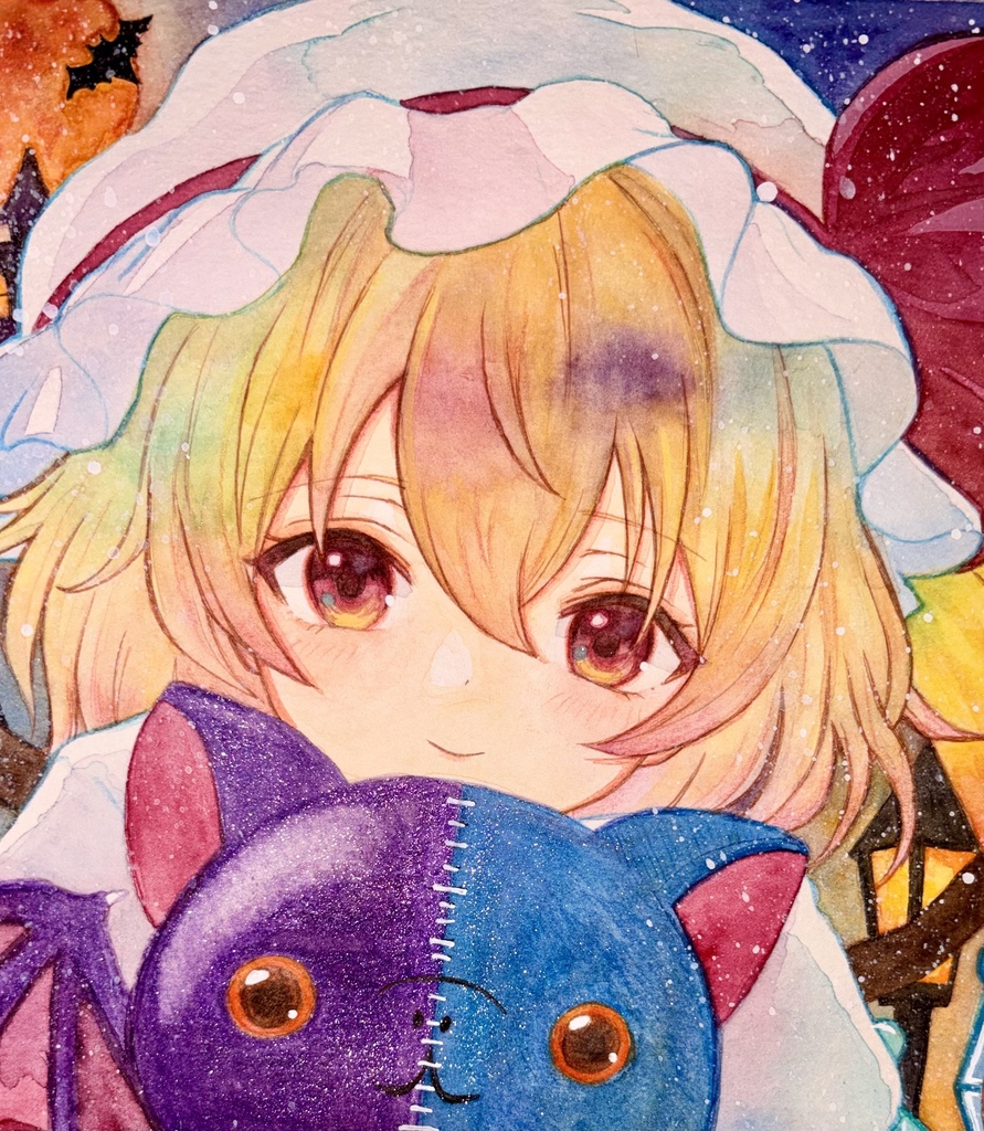 [原画]手描きイラスト 東方project フランドール・スカーレット B5