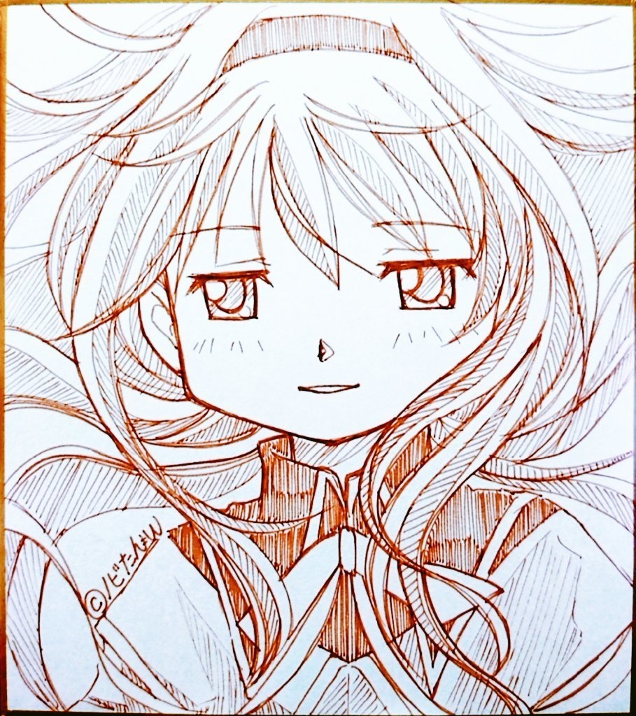 暁美ほむら ミニ色紙