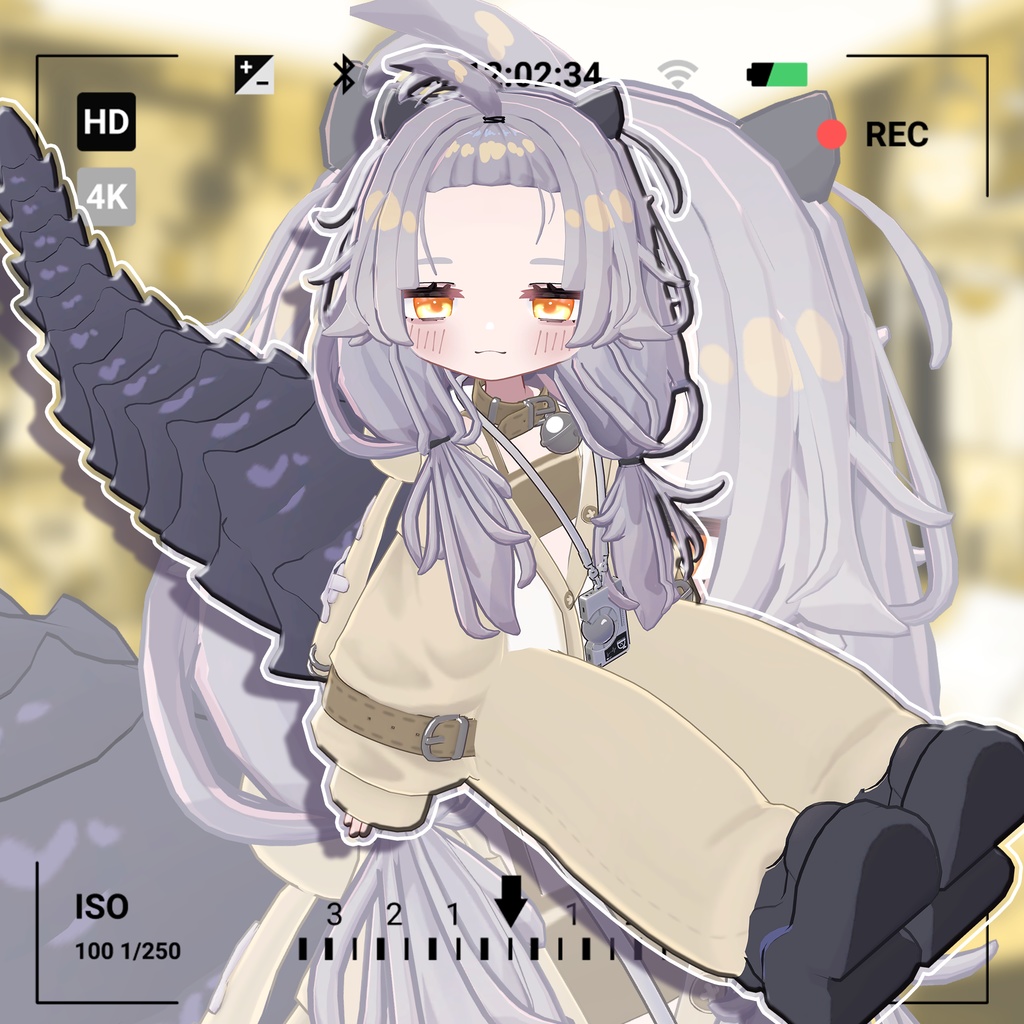 【4アバター対応】ちょんまげ前髪アドオン