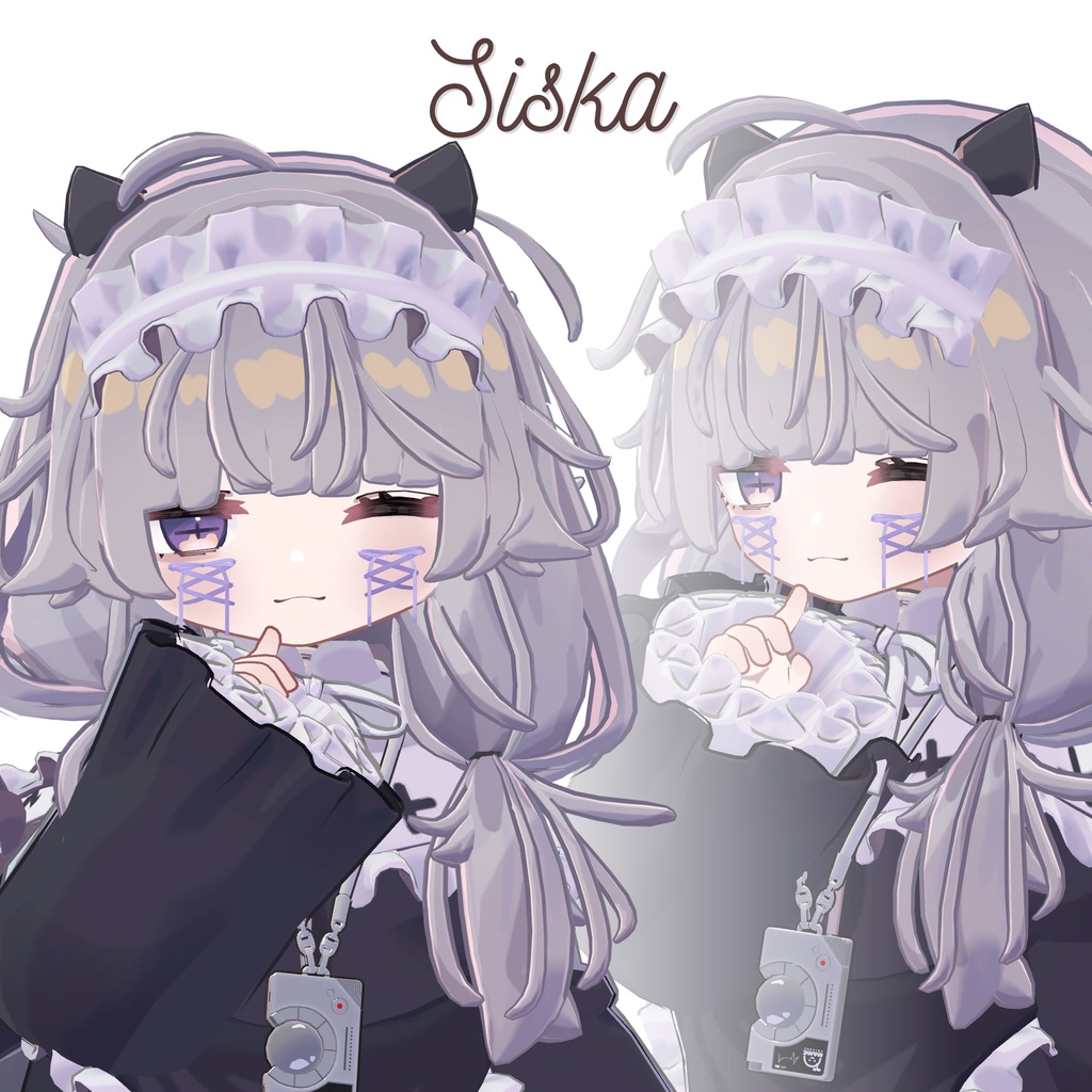 【3アバター対応】StitchCheek-フェイスアクセ-