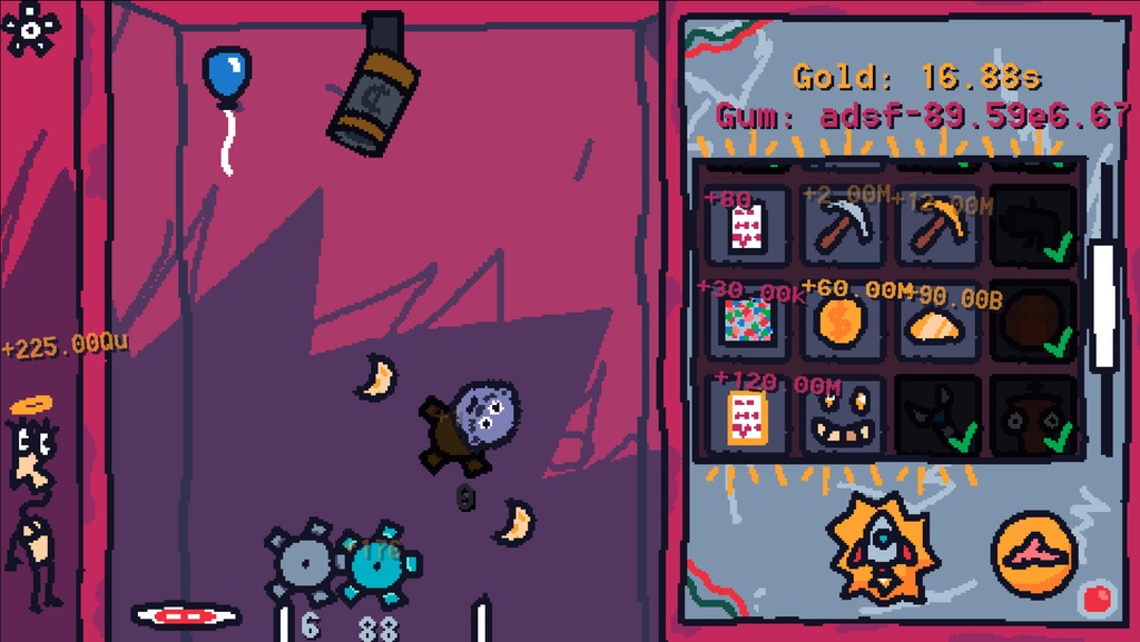 【クリッカー】『Idle Gumball Machine』体験版 /ピンボール風インクリメンタル