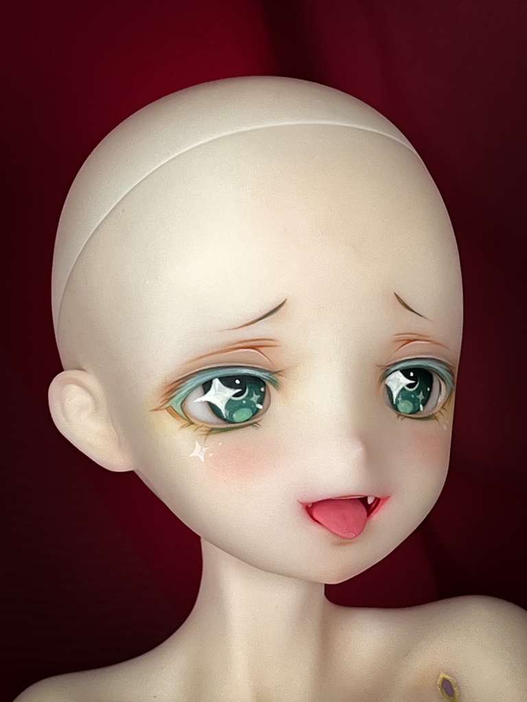 Blanca オリジナルドールヘッド B-HA-01 1/4ドール向けキャスト製ヘッド