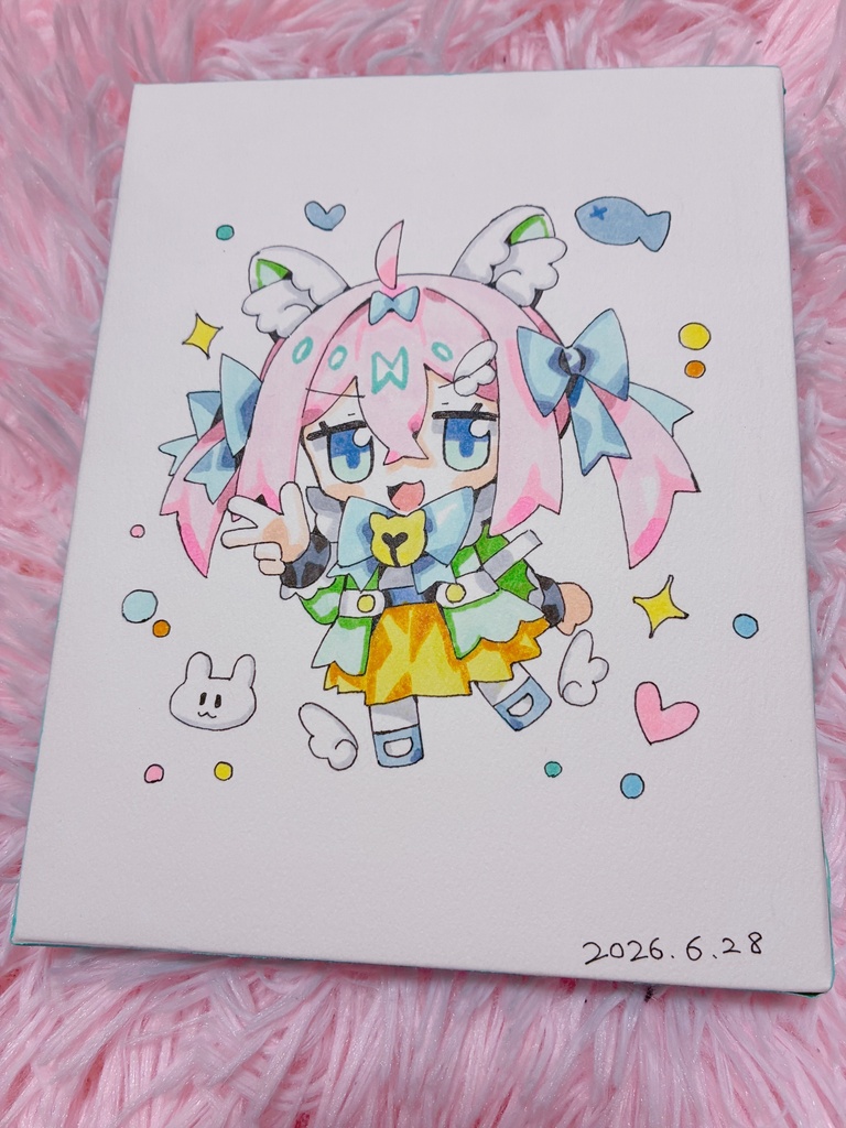 ぎにぴちゃん原画イラスト