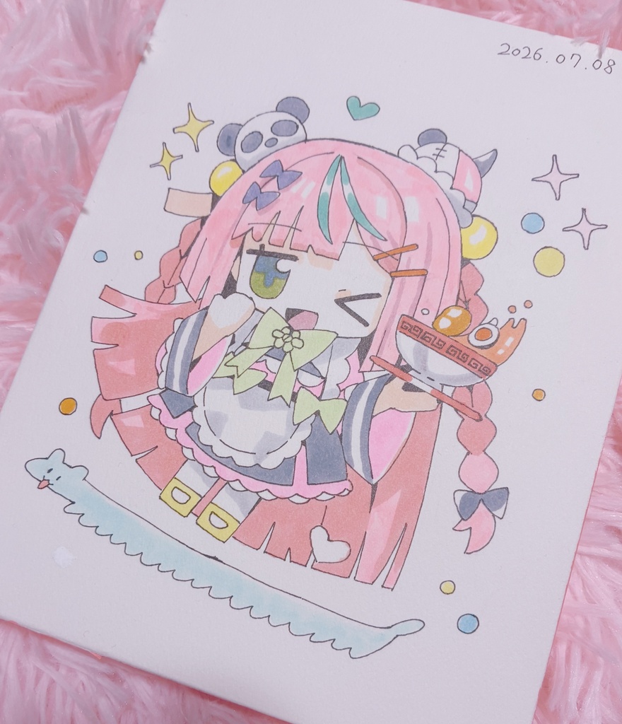 ハオぴちゃん原画イラスト
