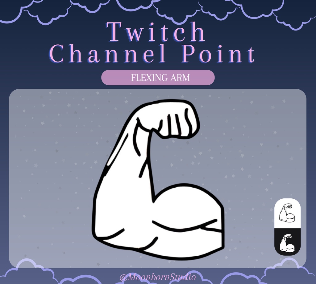 Twitch Channel Point | Muscle Flexing Arm