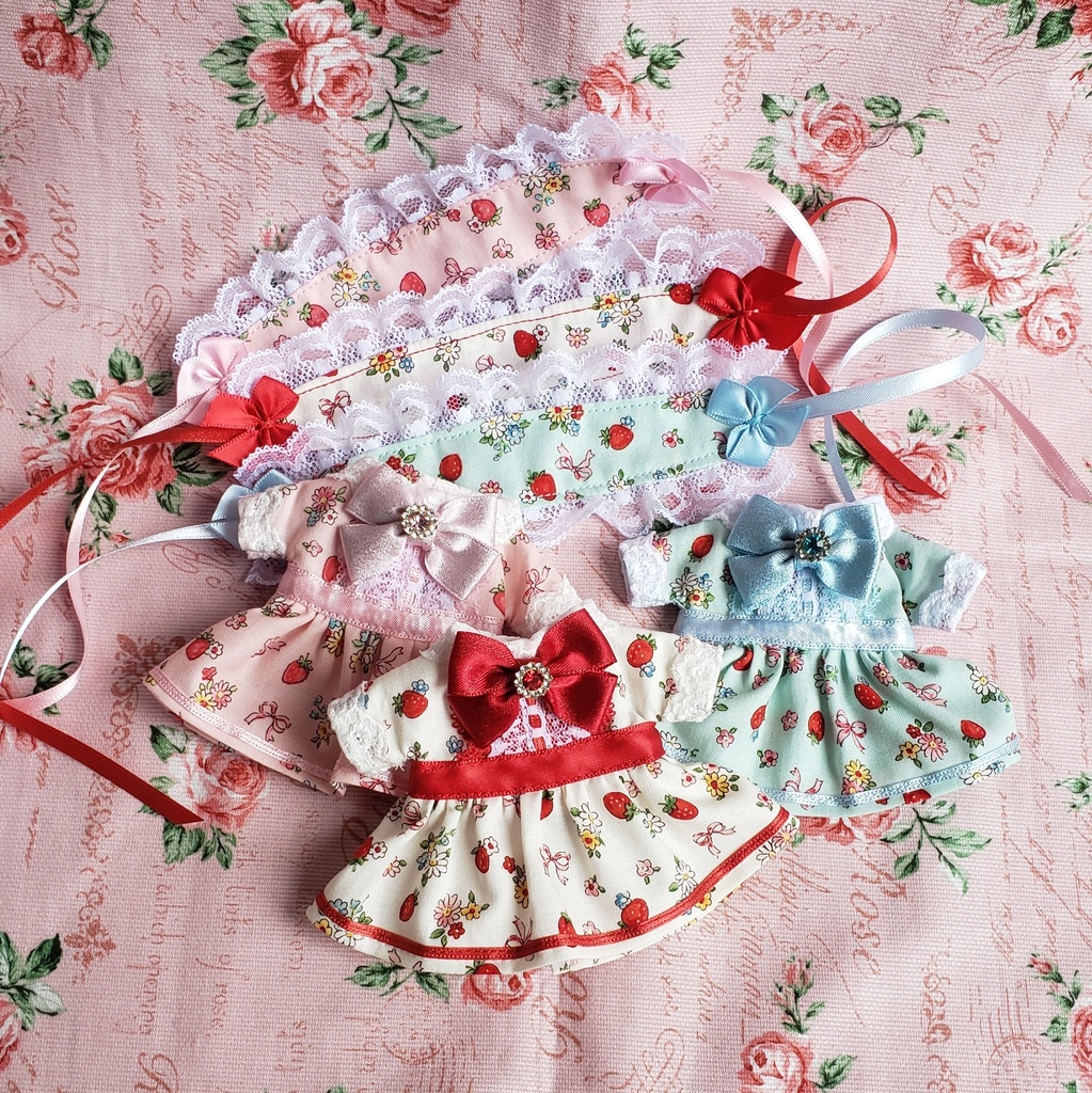 いちごブーケのペアルック