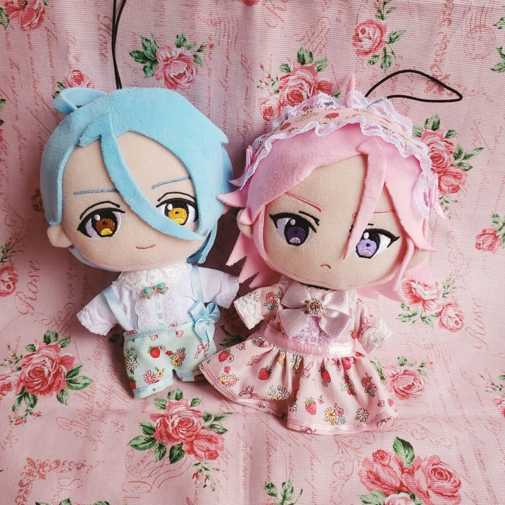 いちごブーケのペアルック