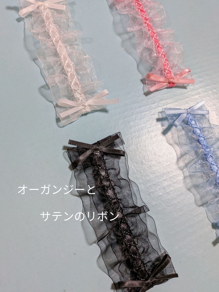 【ぬい服】リボンカチューシャ🎀ヘッドドレス🎀ロリータ🎀