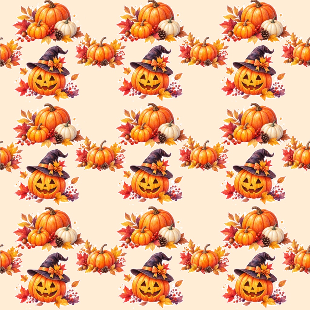 【デジタルデータ販売】ハロウィンデジタルペーパー