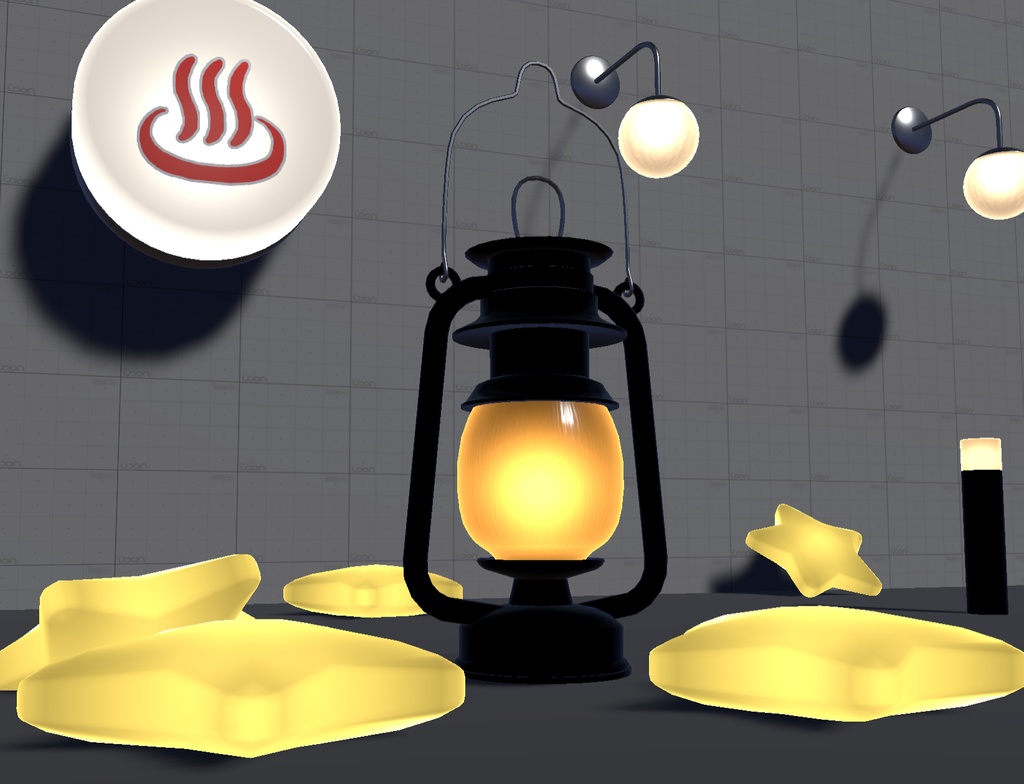 ねむ式視差屈折ライトシェーダー&ランプモデル