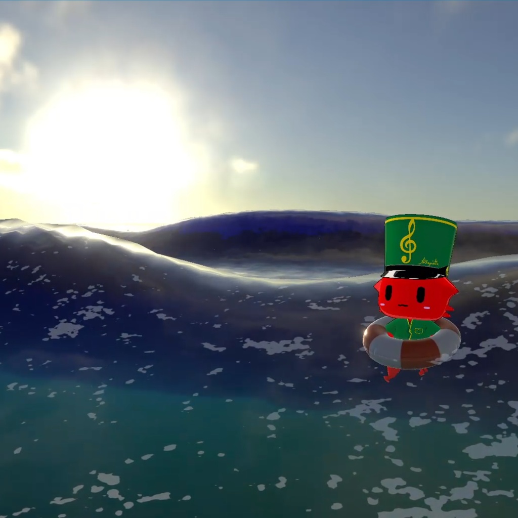 波打ち際シェーダー「nmSeashore」&ワールドギミックセット