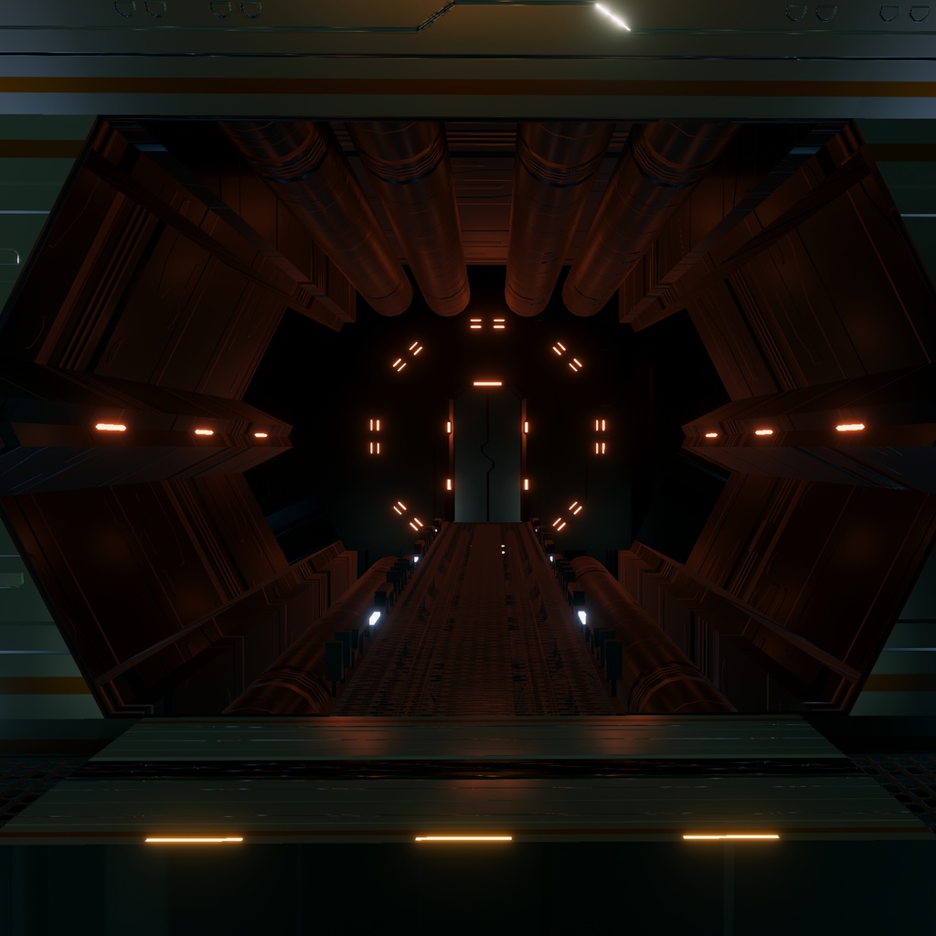 アステロイドベルトシェーダー「nmAsteroidBelt」&ワールド背景用Sci-Fi宇宙船セット