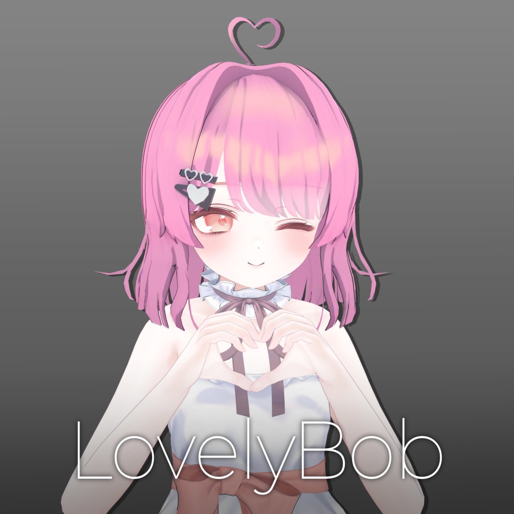 {Sale} [6アバター対応] LovelyBob💕- VRC_hair