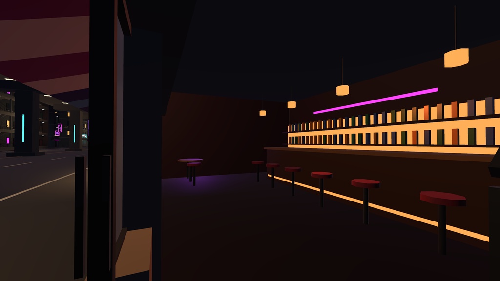 【無料】VRChat向け Neon City Editor 夜のネオン歓楽街自動生成ツール
