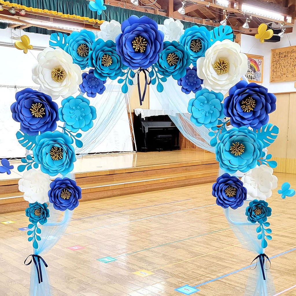 【ウェディング・卒園・送別会の装飾】手作りジャイアントフラワーの型紙セット(ダウンロード販売)