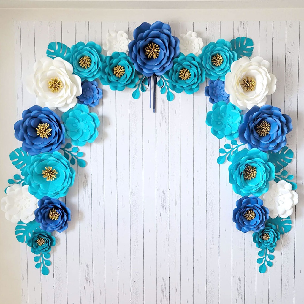 【ウェディング・卒園・送別会の装飾】手作りジャイアントフラワーの型紙セット(ダウンロード販売)