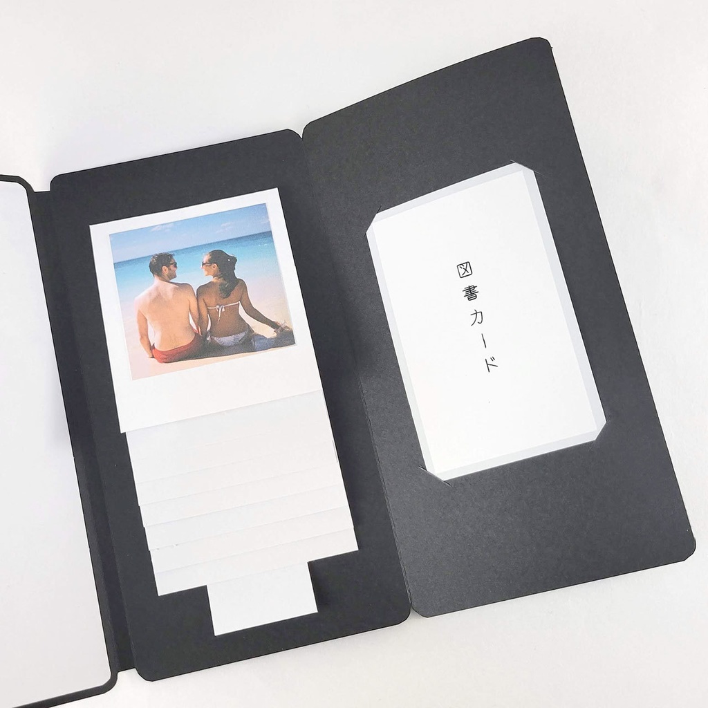 スマホケース風手作りアルバム(三つ折り)の型紙 〜仕掛け&装飾付きデラックスVer.〜