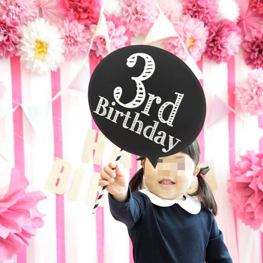 誕生日フォトプロップス10種デザインの素材セット(ダウンロード版)