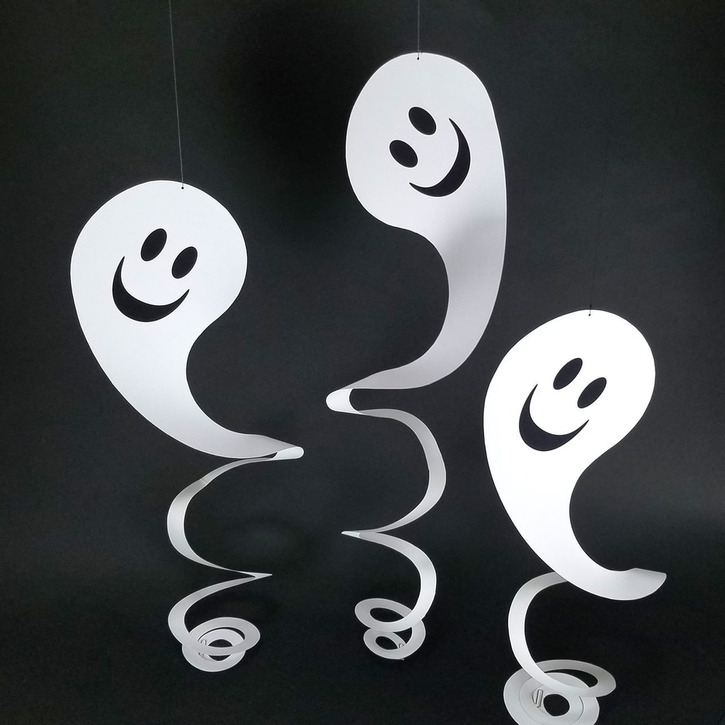 ハロウィンくるくるお化けモビールの素材(ダウンロード販売)