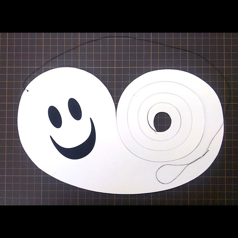 ハロウィンくるくるお化けモビールの素材(ダウンロード販売)