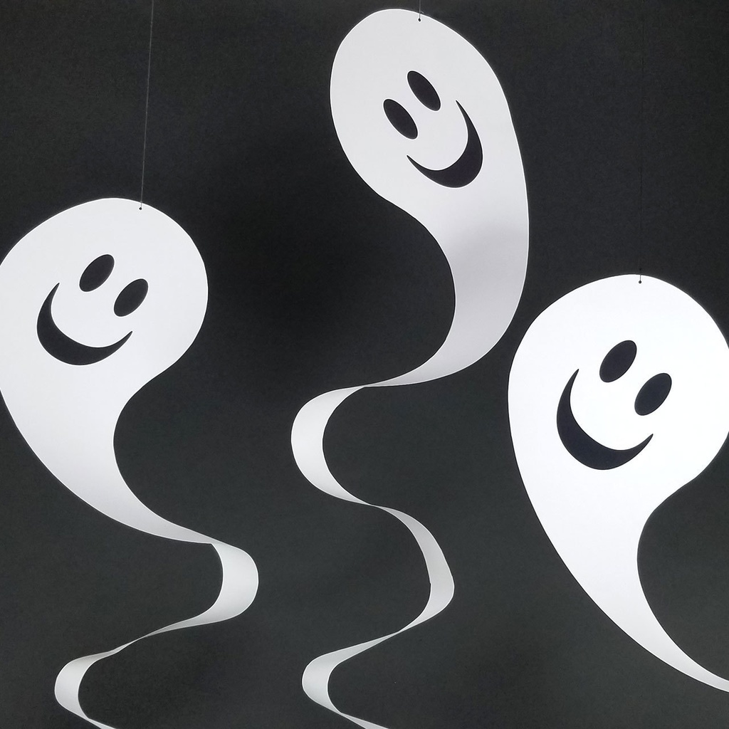 ハロウィンくるくるお化けモビールの素材(ダウンロード販売)