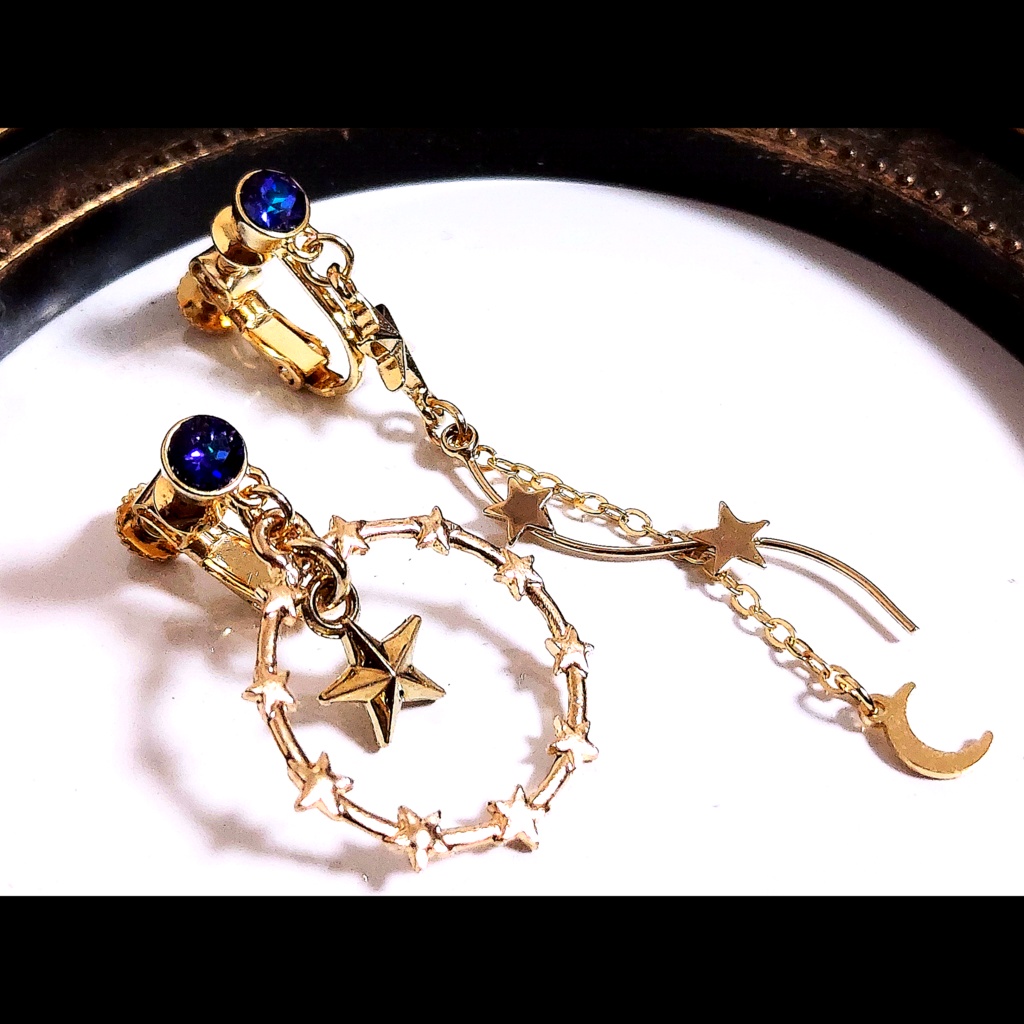 FFⅩⅣ 占星術師イメージイヤリング(ピアス変更可)