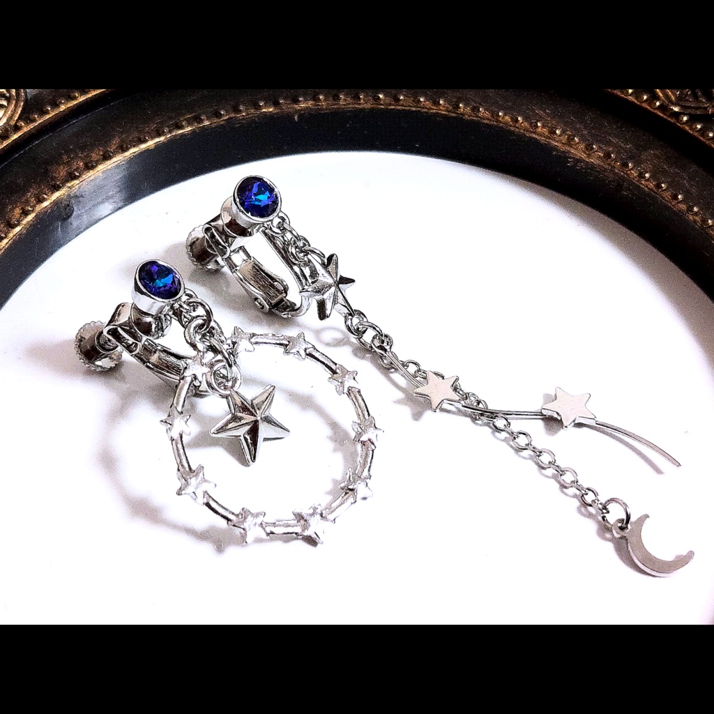 FFⅩⅣ 占星術師イメージイヤリング(ピアス変更可)